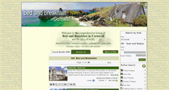 Desktop Screenshot of bedandbreakfastincornwall.info